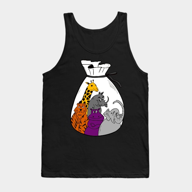 New Animals Coming For The Fucking Pathetic Zoo Tank Top by Hempikpalko